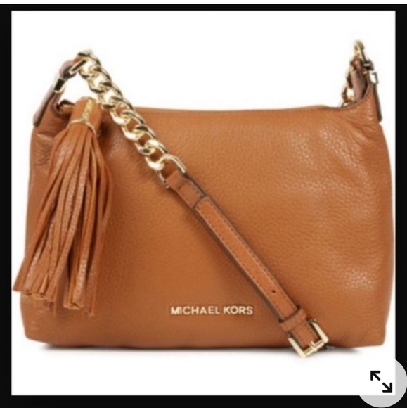 Michael Kors brown tassle crossbody - Picture 2 of 10